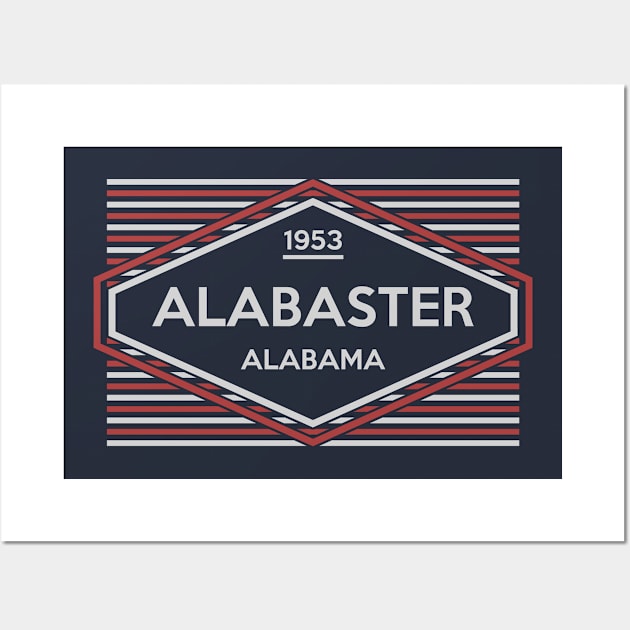 Alabaster Alabama Wall Art by RAADesigns